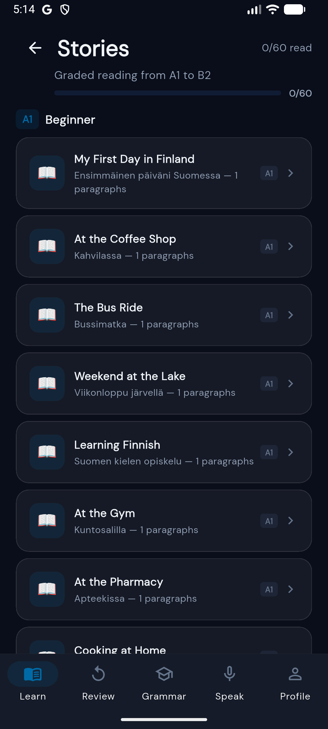 Finnish stories